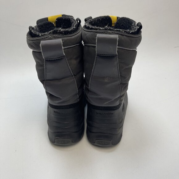 Keen Waterproof Boots Youth 1 Lumi Round Toe Logo Warm Winter -40 Walking Hike - Picture 13 of 13